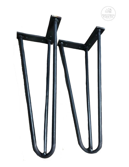 The North Street Steel Pin Legs  Black Powder Coat   | Industrial Farm Co