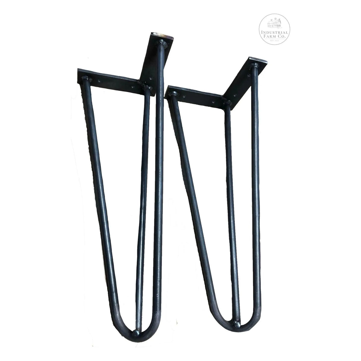 The North Street Steel Pin Legs  Black Powder Coat   | Industrial Farm Co