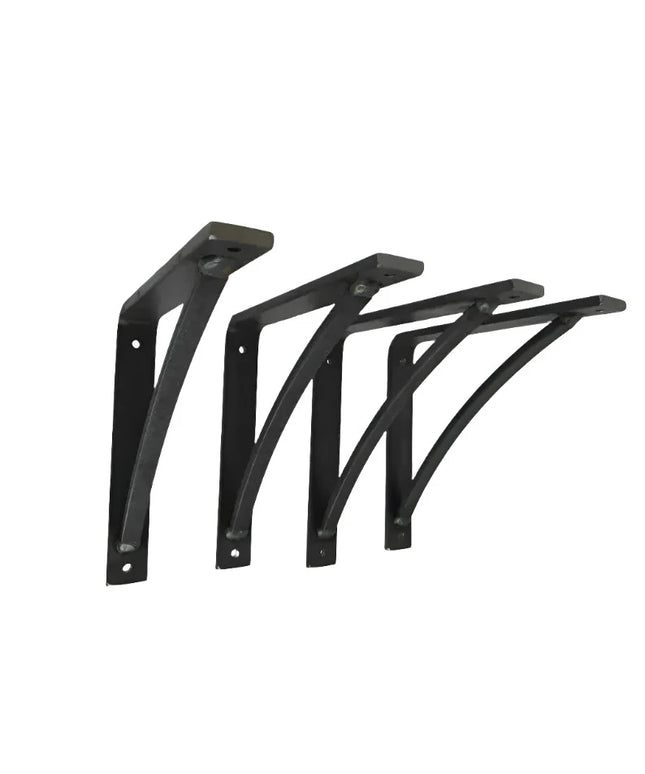 The Oak Hill Petite Shelf Support  5" Depth x 5" Wall Mount Length Finish Raw - Uncoated Metal | Industrial Farm Co