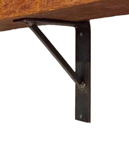 The Oneida Shelf Bracket Shelf Support 5" Depth x 5" Wall Mount Length Finish Raw - Uncoated Metal | Industrial Farm Co