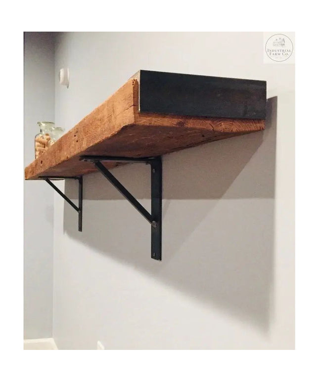 The Oneida Shelf Bracket Shelf Support 5" Depth x 5" Wall Mount Length Finish Copper Powder Coat | Industrial Farm Co