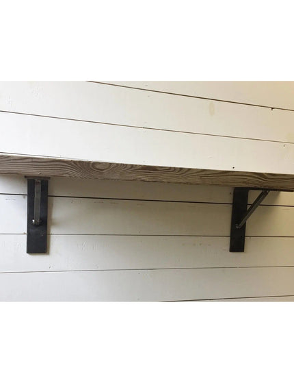 The Oneida Shelf Bracket Shelf Support 6" Depth x 6" Wall Mount Length Finish Raw - Uncoated Metal | Industrial Farm Co