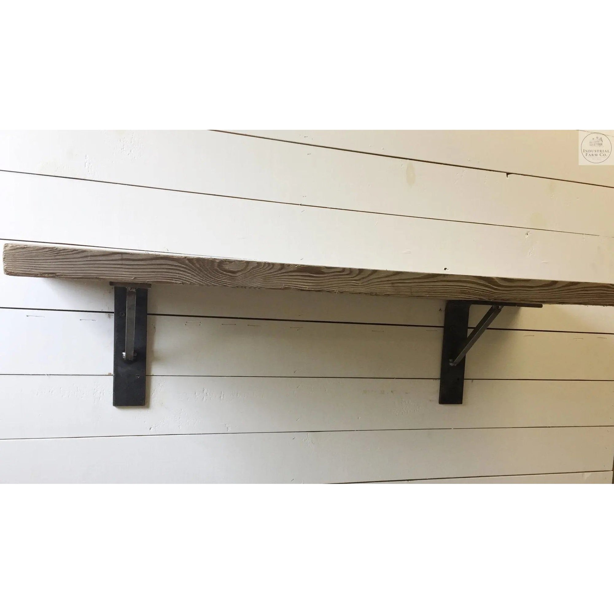 The Oneida Shelf Bracket Shelf Support 6" Depth x 6" Wall Mount Length Finish Raw - Uncoated Metal | Industrial Farm Co