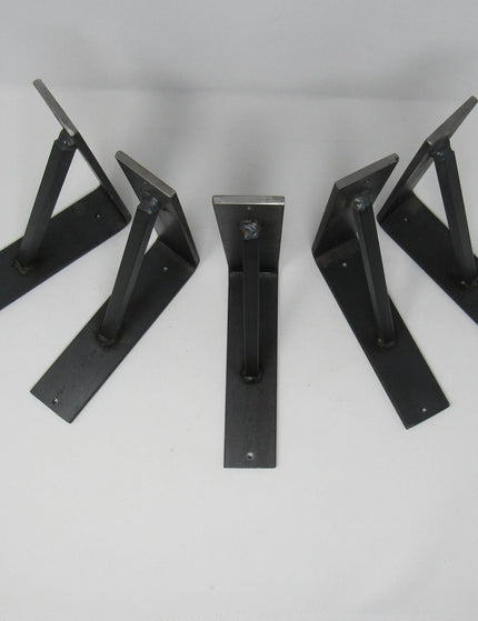 The Oneida Shelf Bracket Shelf Support 6" Depth x 6" Wall Mount Length Finish Black Powder Coat | Industrial Farm Co