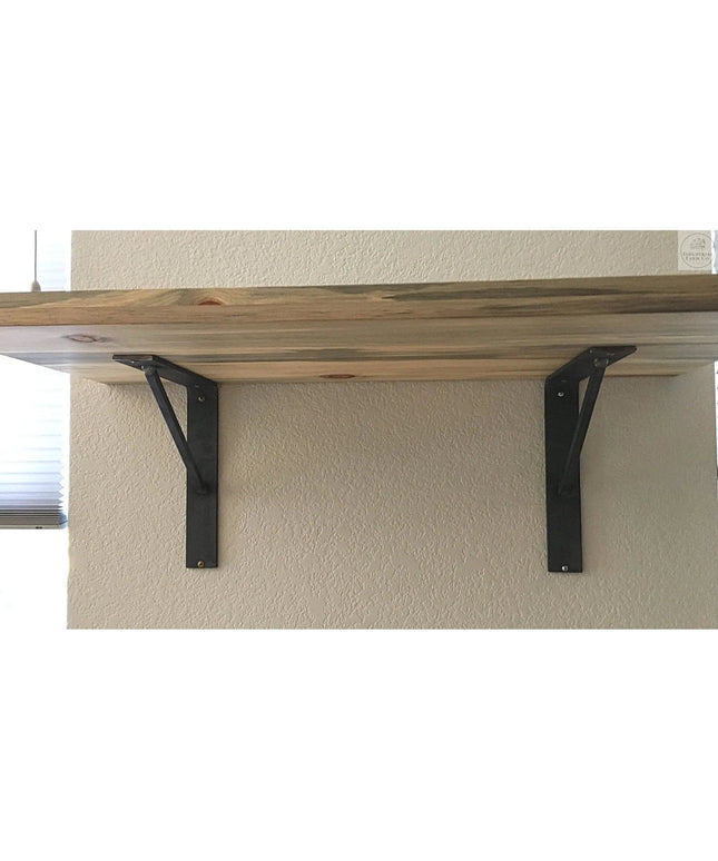 The Oneida Shelf Bracket Shelf Support 6" Depth x 6" Wall Mount Length Finish Copper Powder Coat | Industrial Farm Co