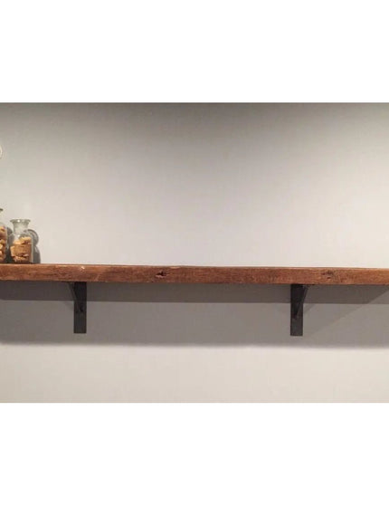 The Oneida Shelf Bracket Shelf Support 6" Depth x 6" Wall Mount Length Finish Gold Powder Coat | Industrial Farm Co