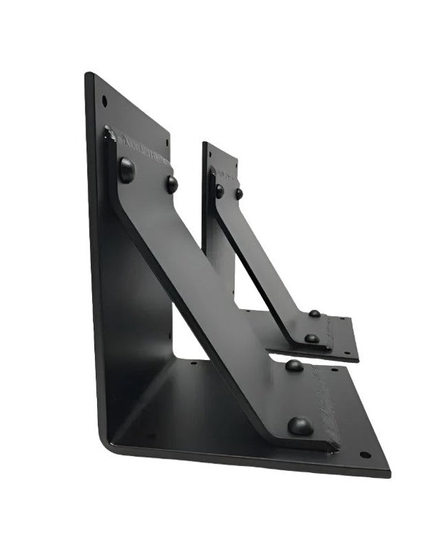 The Parish Style Bracket Support Brackets/Corbels 6" Depth x 6" Wall Mount Length Finish Gold Powder Coat | Industrial Farm Co