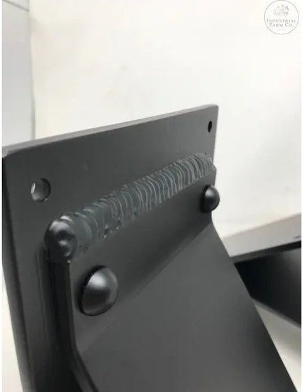 The Parish Style Bracket Support Brackets/Corbels 7" Depth x 7" Wall Mount Length Finish Black Powder Coat | Industrial Farm Co