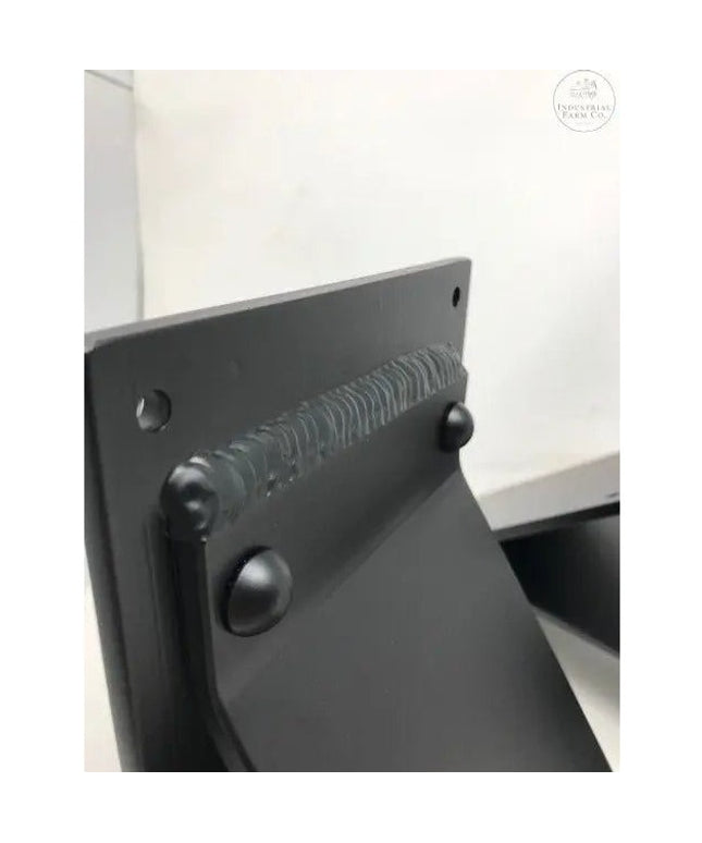 The Parish Style Bracket Support Brackets/Corbels 7" Depth x 7" Wall Mount Length Finish Black Powder Coat | Industrial Farm Co