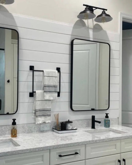 The Parker Hand Towel Holder  Clear Coat   | Industrial Farm Co