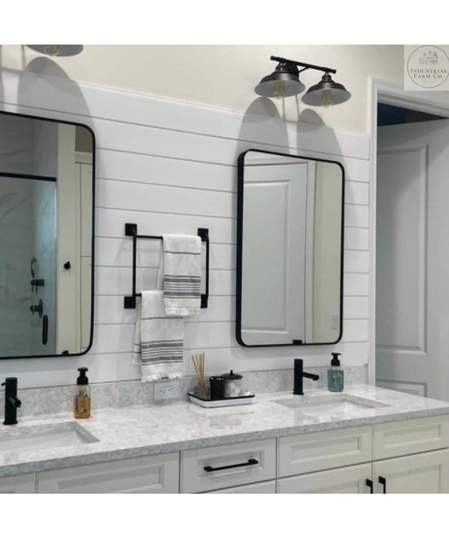 The Parker Hand Towel Holder  Clear Coat   | Industrial Farm Co