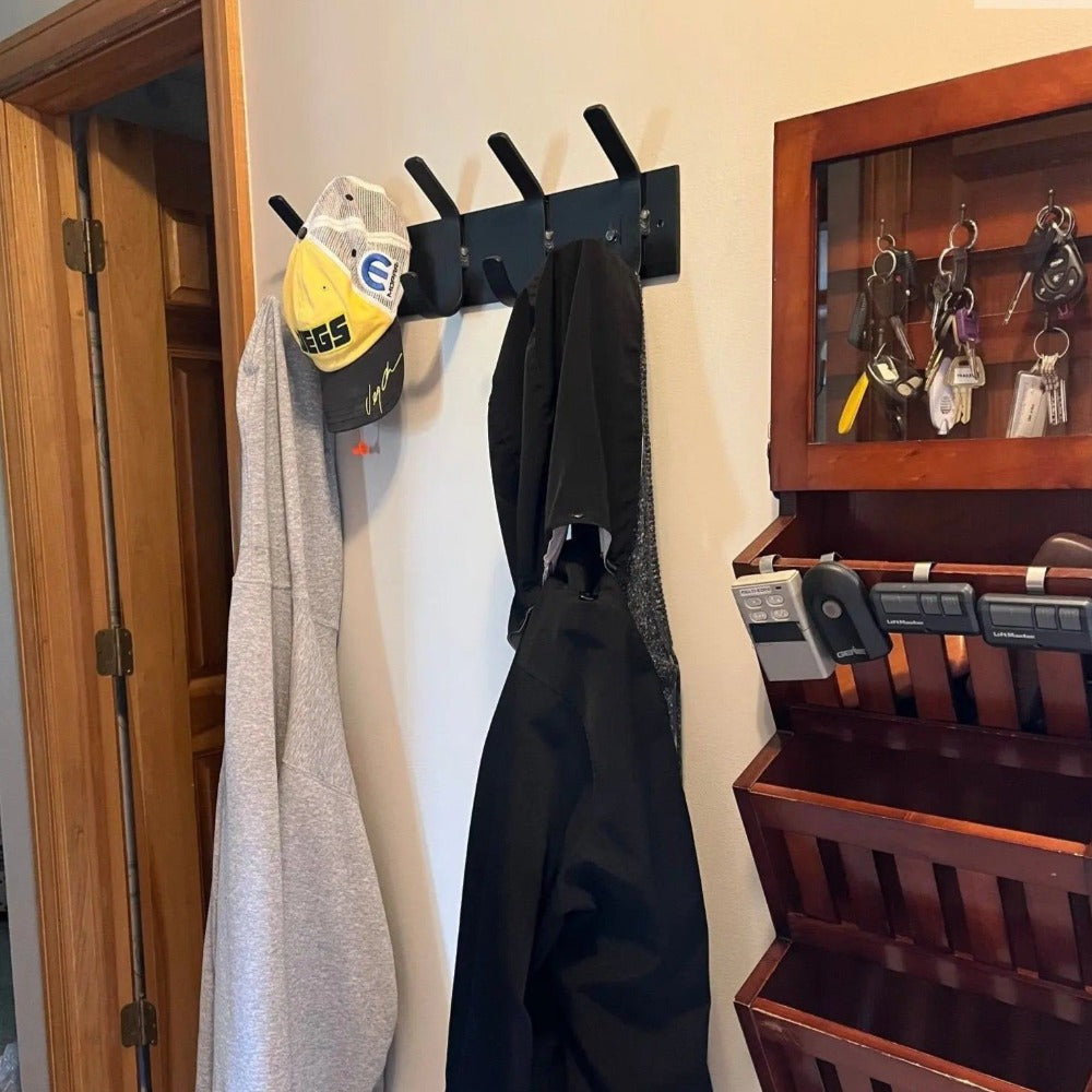 The Riseform Wall Mounted Metal Coat Rack Industrial Farm Co