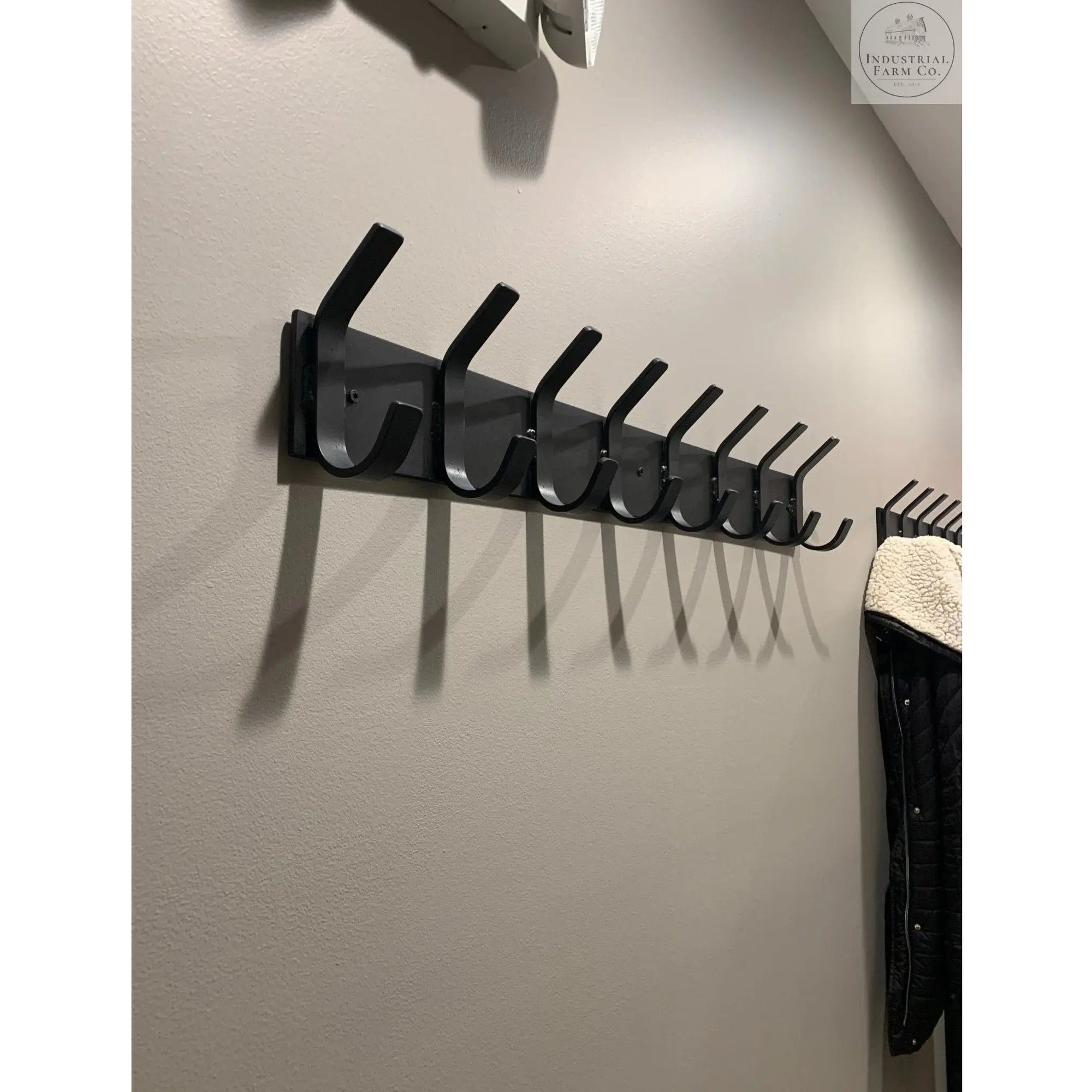 The Riseform Wall Mounted Metal Coat Rack - Industrial Farm Co