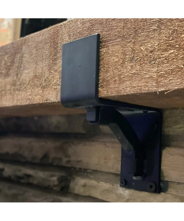 The Rustic Buffalo Support Bracket Brackets/Corbels 6.5" Depth x 6" Wall Mount Length.5 Finish Raw - Uncoated Metal | Industrial Farm Co