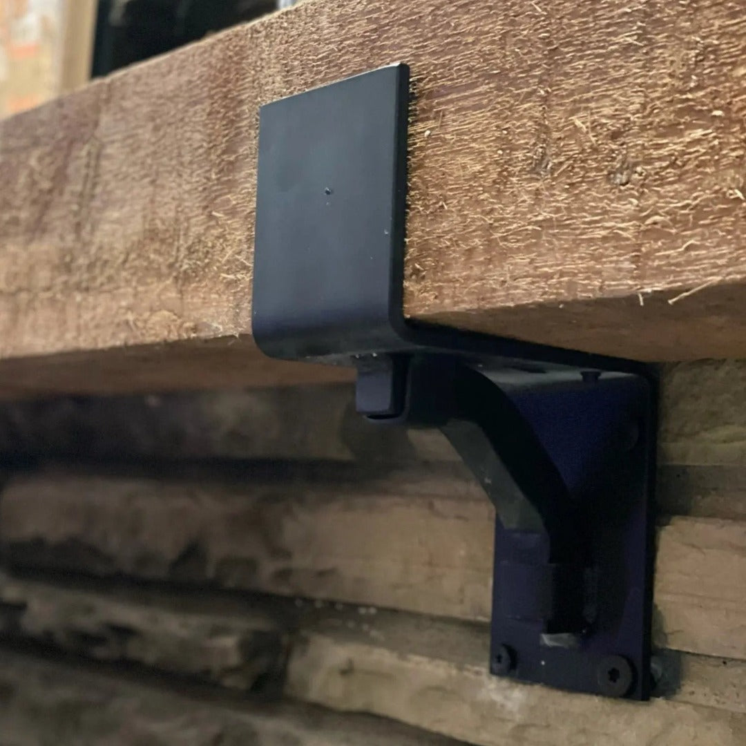 The Rustic Buffalo Support Bracket Brackets/Corbels 6.5" Depth x 6" Wall Mount Length.5 Finish Raw - Uncoated Metal | Industrial Farm Co