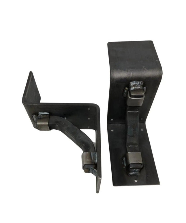 The Rustic Buffalo Support Bracket Brackets/Corbels 7" Depth x 7" Wall Mount Length Finish Raw - Uncoated Metal | Industrial Farm Co