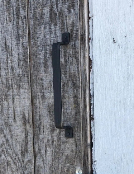 The Sagamore Hill Pull Door Handle/ Pull Black Powder Coat   | Industrial Farm Co