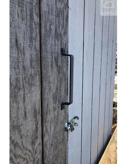 The Sagamore Hill Pull Door Handle/ Pull Gold Powder Coat   | Industrial Farm Co