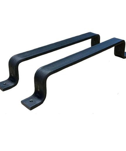 The Sagamore Hill Pull Door Handle/ Pull Silver Powder Coat   | Industrial Farm Co