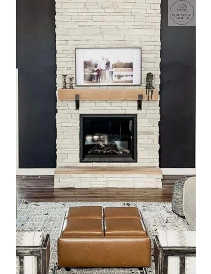 The Seneca Shelf Support Brackets/Corbels 5" Depth x 6" Wall Mount Length Finish Copper Powder Coat | Industrial Farm Co