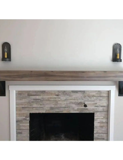 The Seneca Shelf Support Brackets/Corbels 6" Depth x 8" Wall Mount Length Finish Raw - Uncoated Steel | Industrial Farm Co