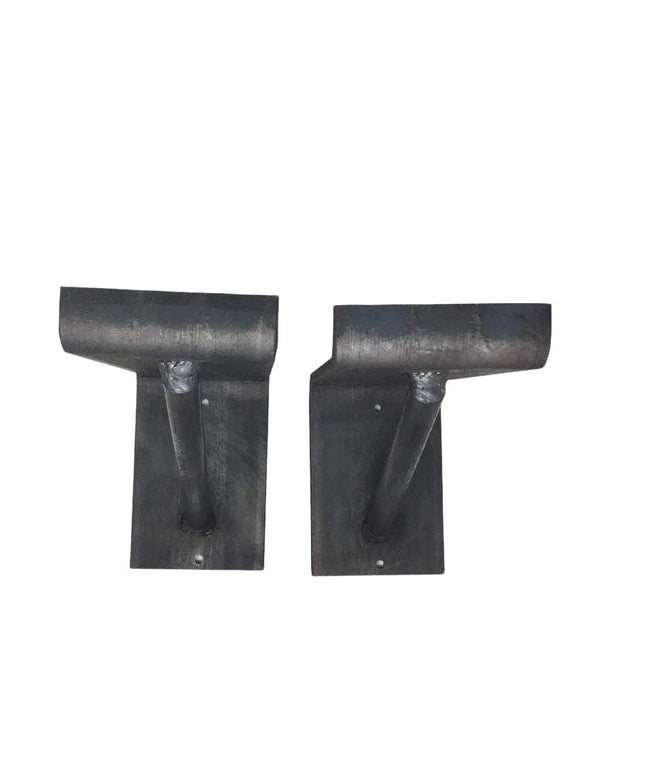 The Shaver Open Shelving Support Home & Garden 3"  Depth Finish Black Powder Coat | Industrial Farm Co