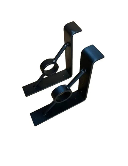 The Simon Decorative Support Bracket Brackets/Corbels 6" Depth x 6" Wall Mount Length Finish Raw - Uncoated Metal | Industrial Farm Co