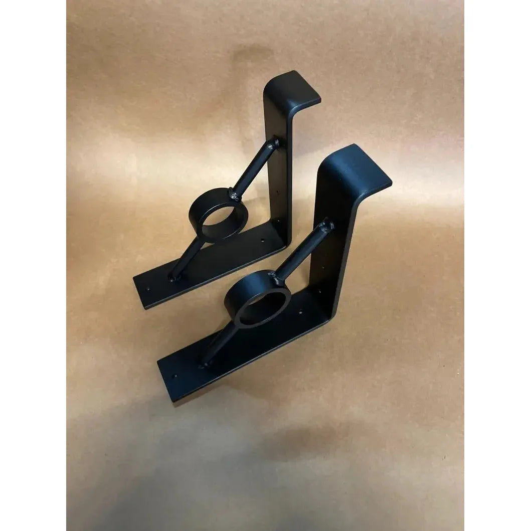 The Simon Decorative Support Bracket Brackets/Corbels 6" Depth x 6" Wall Mount Length Finish Raw - Uncoated Metal | Industrial Farm Co
