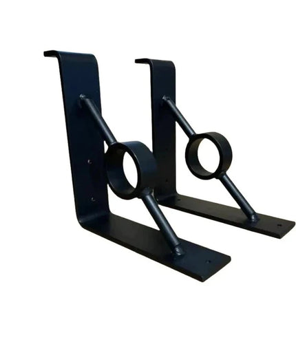 The Simon Decorative Support Bracket Brackets/Corbels 6" Depth x 6" Wall Mount Length Finish Gold Powder Coat | Industrial Farm Co