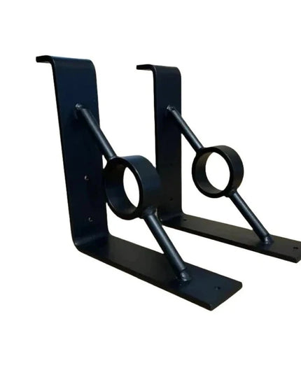 The Simon Decorative Support Bracket Brackets/Corbels 6" Depth x 6" Wall Mount Length Finish Gold Powder Coat | Industrial Farm Co