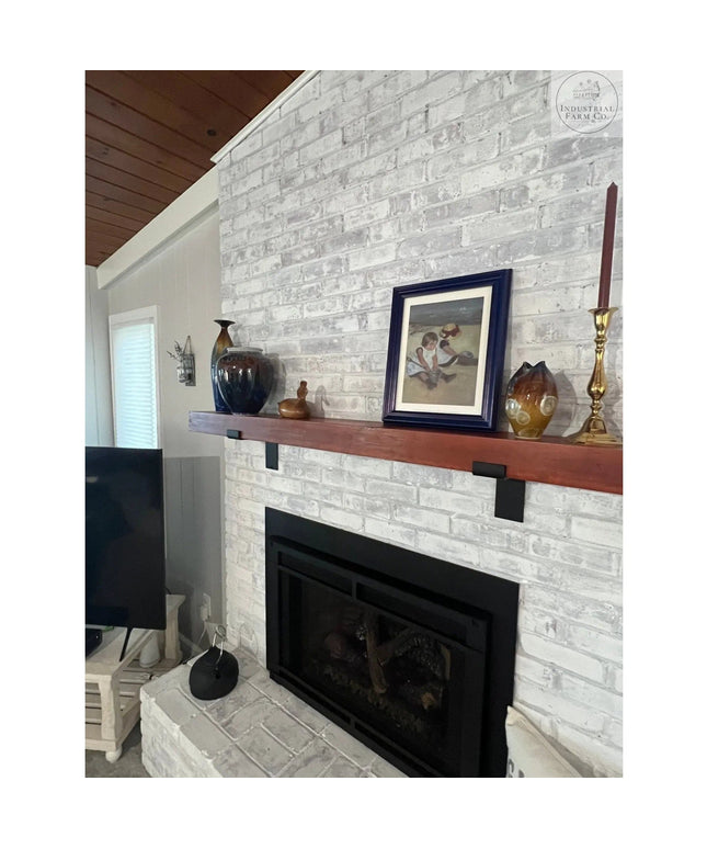 The Skaneateles Z Style Shelf Bracket Shelf Support 3"  Depth Finish Raw - Uncoated Metal | Industrial Farm Co
