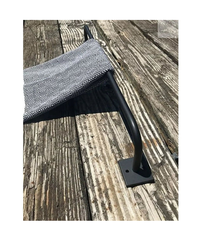 The Split Rock Towel Rack Towel Bar 12" Wall Mount Length Finish Clear Coat | Industrial Farm Co