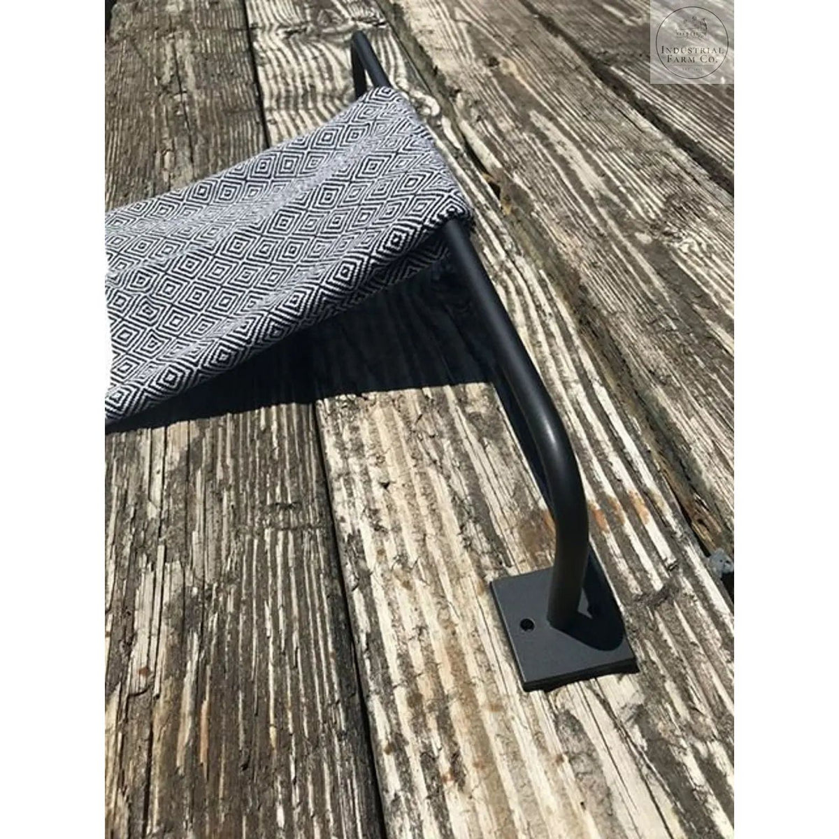 The Split Rock Towel Rack Towel Bar 12&quot; Wall Mount Length Finish Clear Coat | Industrial Farm Co