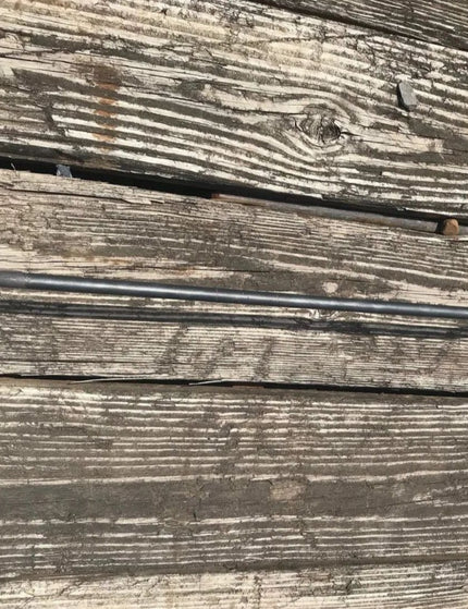 The Split Rock Towel Rack Towel Bar 12" Wall Mount Length Finish Gold Powder Coat | Industrial Farm Co