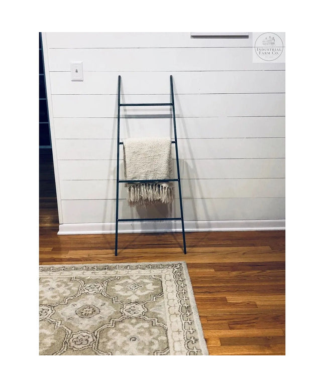 The Tapered Michael Farmhouse Ladder Decorative Ladder 6 ft Tall Finish Copper Powder Coat | Industrial Farm Co