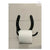 The Tierney Horseshoe Toilet Paper Holder  Open to Left Finish Black Powder Coat | Industrial Farm Co