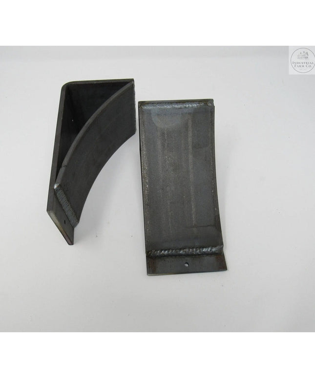 The Tipp Hill Mantel Support Brackets/Corbels 3" Depth x 10" Wall Mount Length Finish Black Powder Coat | Industrial Farm Co
