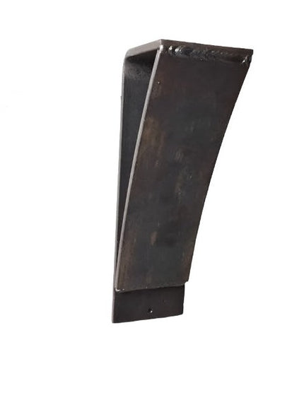 The Tipp Hill Mantel Support Brackets/Corbels 3" Depth x 10" Wall Mount Length Finish Copper Powder Coat | Industrial Farm Co