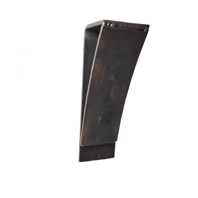 The Tipp Hill Mantel Support Brackets/Corbels 3&quot; Depth x 10&quot; Wall Mount Length Finish Copper Powder Coat | Industrial Farm Co