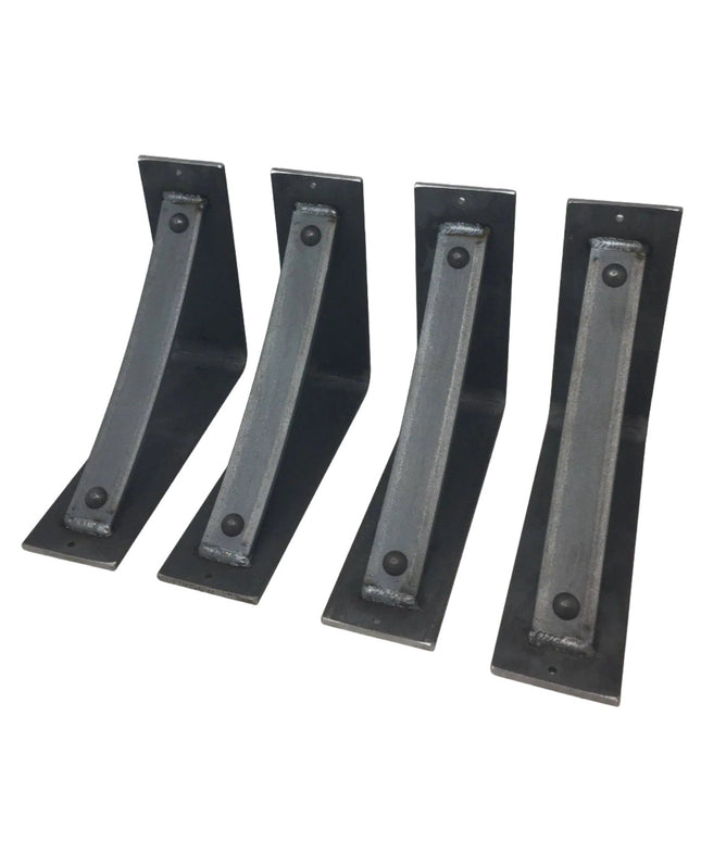 The Troy Shelf Support Shelf Support 5" Depth x 5" Wall Mount Length Finish Raw - Uncoated Metal | Industrial Farm Co