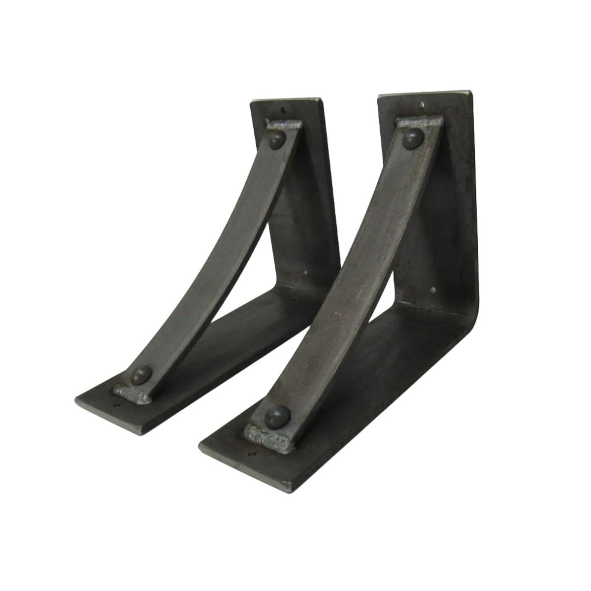 The Troy Shelf Support Shelf Support 5&quot; Depth x 5&quot; Wall Mount Length Finish Black Powder Coat | Industrial Farm Co