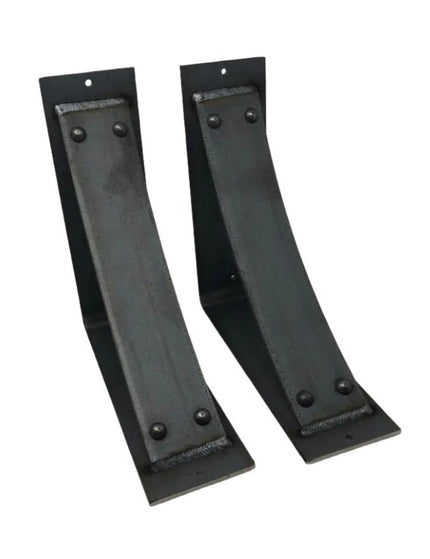 The Utica Support - Sold Individually Brackets/Corbels 6" Depth x 6" Wall Mount Length Finish Raw - Uncoated Metal | Industrial Farm Co