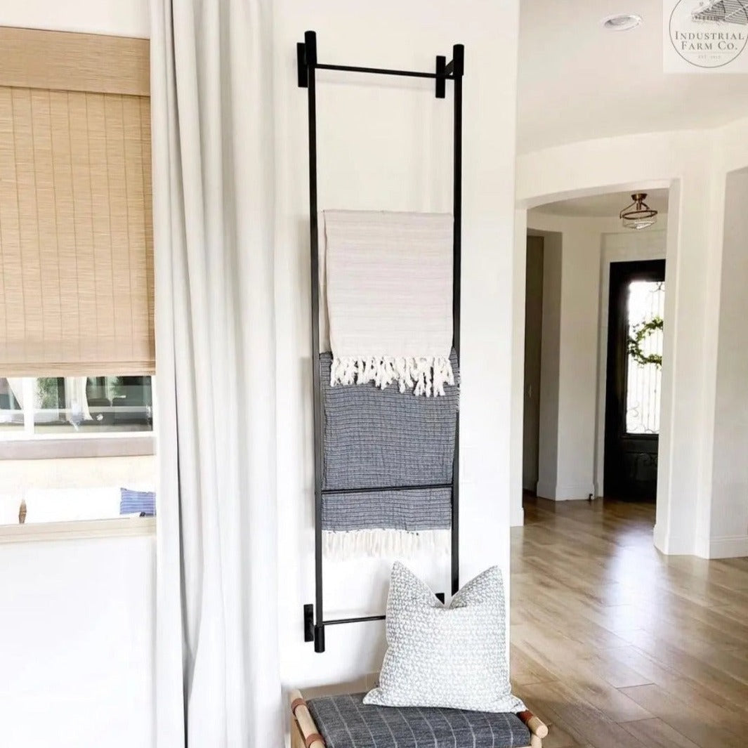 Shop Wall Mounted Blanket Ladders Industrial Farm Co