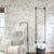 The Wall Mounted Ossit Ladder  3 Feet - 16" Wide Finish Clear Coat | Industrial Farm Co