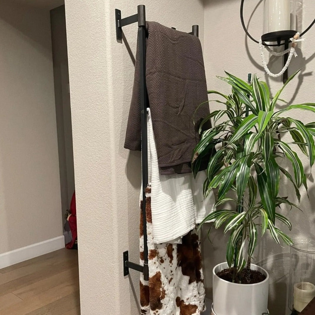 Shop Wall Mounted Blanket Ladders Industrial Farm Co