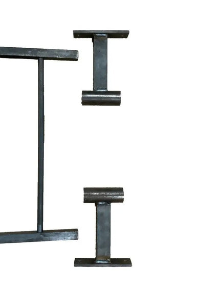The Wall Mounted Ossit Ladder  3 Feet - 18" Wide Finish Black Powder Coat | Industrial Farm Co