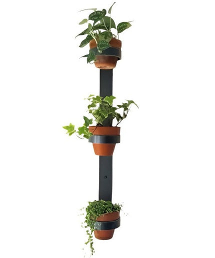 The Watertown Wall Mount Vertical Planter Plant Holder 20" Style 4" Pots | Industrial Farm Co