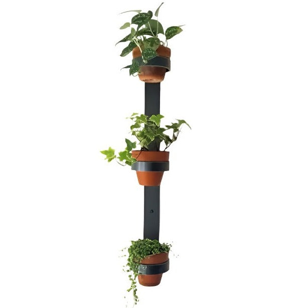 The Watertown Wall Mount Vertical Planter Plant Holder 20&quot; Style 4&quot; Pots | Industrial Farm Co
