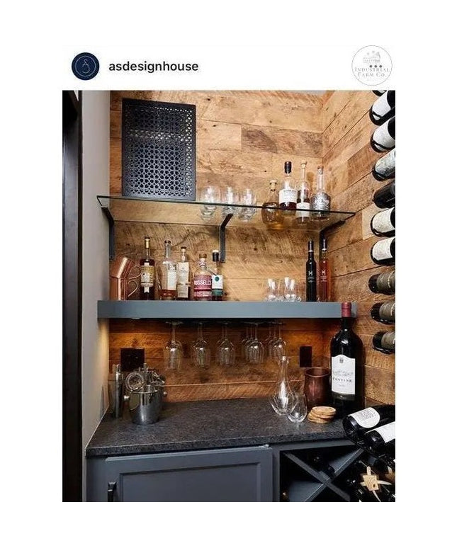 The White Plains Wine Glass Rack Wine Glass Rack Black Powder Coat   | Industrial Farm Co
