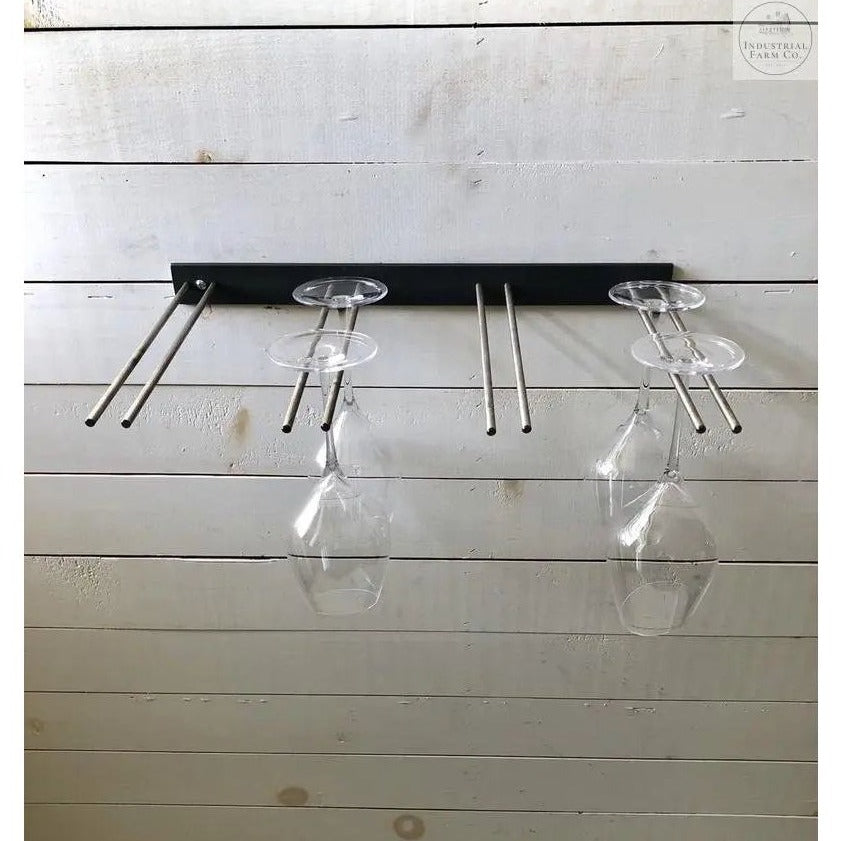 Wine glass hanging discount brackets